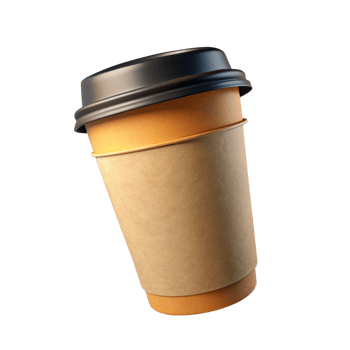 Coffee Paper Cup 3d Package png