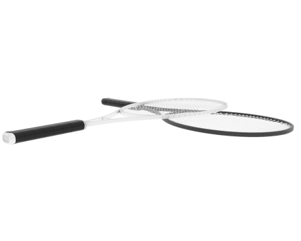 Racket isolated on background. 3d rendering - illustration png