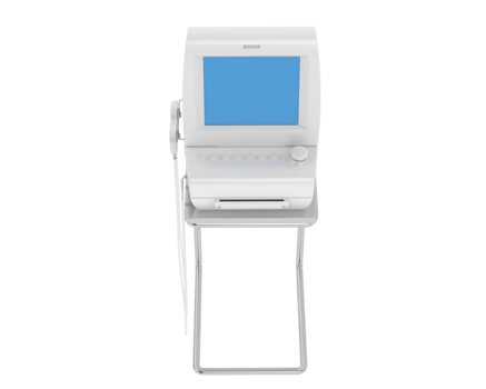 Fetal monitor isolated on background. 3d rendering - illustration png