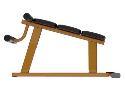 Gym bench isolated on background. 3d rendering - illustration png