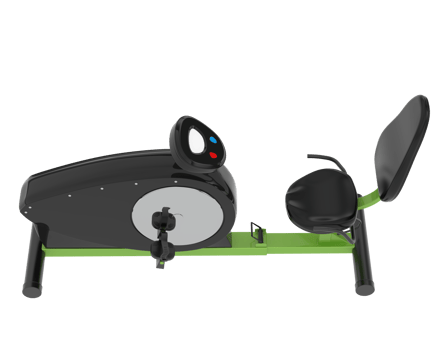 Gym bike isolated on background. 3d rendering - illustration png