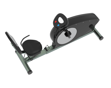 Gym bike isolated on background. 3d rendering - illustration png