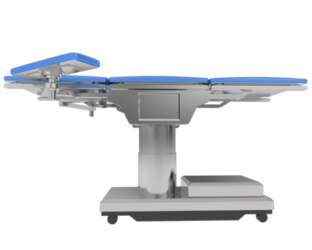 Surgery bed isolated on background. 3d rendering - illustration png