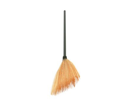 Broom isolated on background. 3d rendering - illustration png