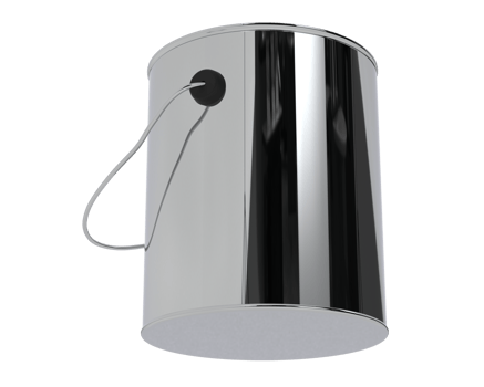 Paint can isolated on background. 3d rendering - illustration png