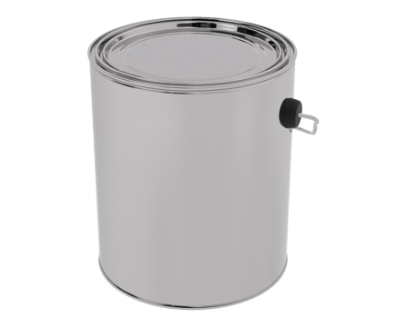 Paint can isolated on background. 3d rendering - illustration png