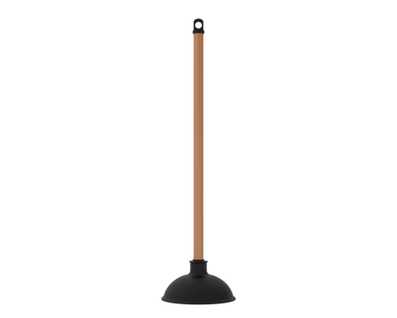 Plunger isolated on background. 3d rendering - illustration png