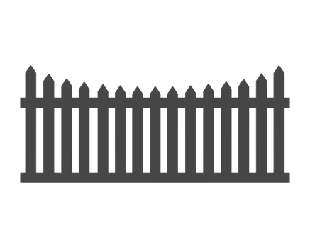 Fence isolated on background. 3d rendering - illustration png