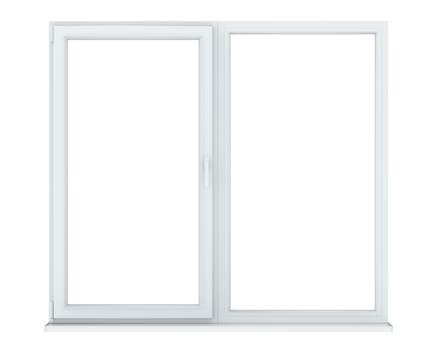 Window isolated on background. 3d rendering - illustration png