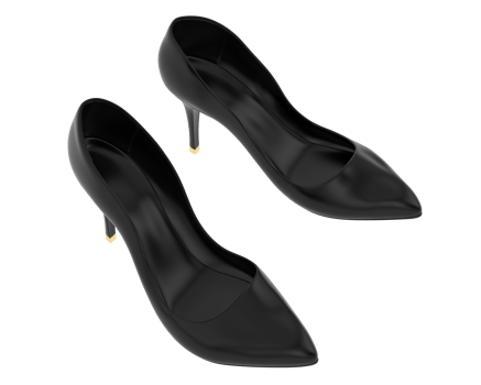 Women shoes isolated on background. 3d rendering - illustration png