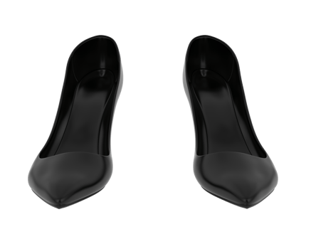 Women shoes isolated on background. 3d rendering - illustration png