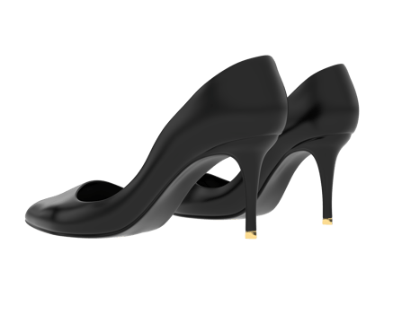 Women shoes isolated on background. 3d rendering - illustration png