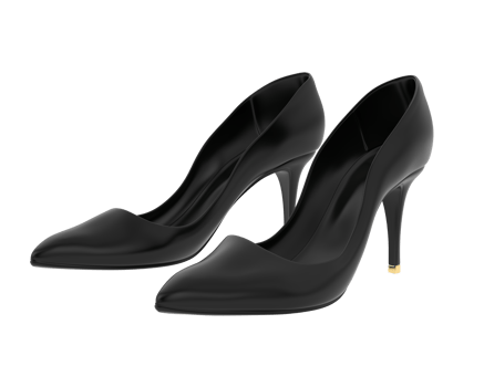 Women shoes isolated on background. 3d rendering - illustration png