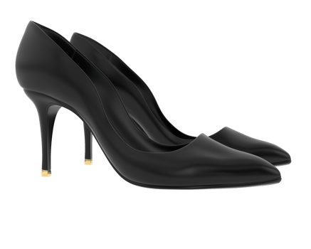Women shoes isolated on background. 3d rendering - illustration png
