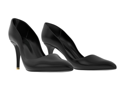 Women shoes isolated on background. 3d rendering - illustration png