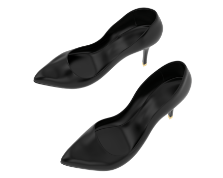 Women shoes isolated on background. 3d rendering - illustration png