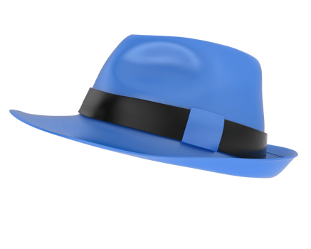 Hat isolated on background. 3d rendering - illustration png