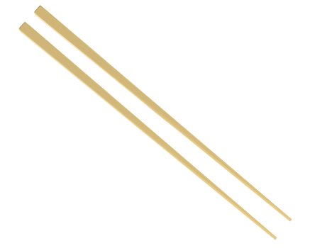 Chopsticks isolated on background. 3d rendering - illustration png