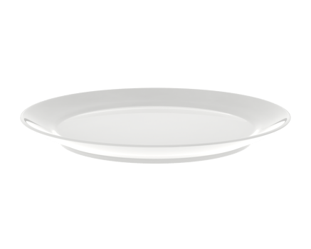 Serving plate isolated on background. 3d rendering - illustration png