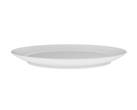 Serving plate isolated on background. 3d rendering - illustration png