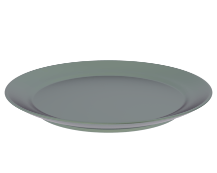 Serving plate isolated on background. 3d rendering - illustration png