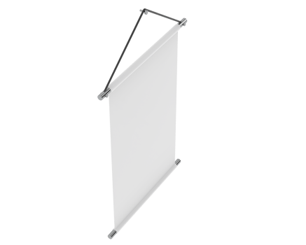 Screen projector wall isolated on background. 3d rendering - illustration png