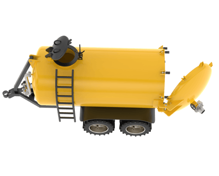 Fuel tank isolated on background. 3d rendering - illustration png