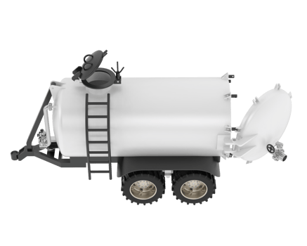 Fuel tank isolated on background. 3d rendering - illustration png