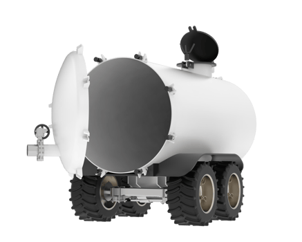 Fuel tank isolated on background. 3d rendering - illustration png