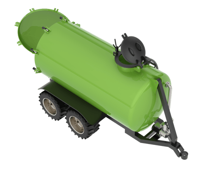 Fuel tank isolated on background. 3d rendering - illustration png