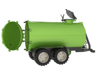 Fuel tank isolated on background. 3d rendering - illustration png