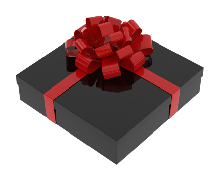 Christmas gift boxes isolated on background. 3d rendering - illustration png