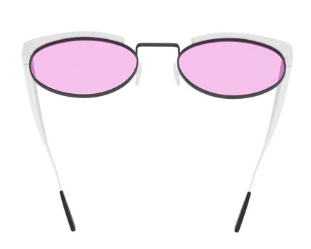 Sun glasses isolated on background. 3d rendering - illustration png