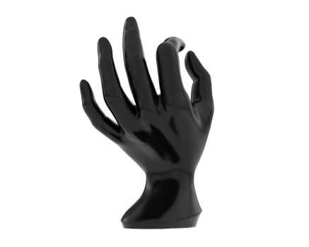Mannequin hand isolated on background. 3d rendering - illustration png
