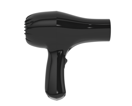 Hairdryer isolated on background. 3d rendering - illustration png