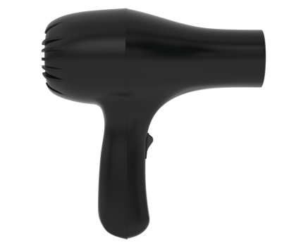 Hairdryer isolated on background. 3d rendering - illustration png