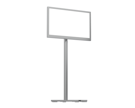 Screen television stand isolated on background. 3d rendering - illustration png