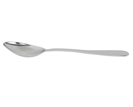 Spoon isolated on background. 3d rendering - illustration png
