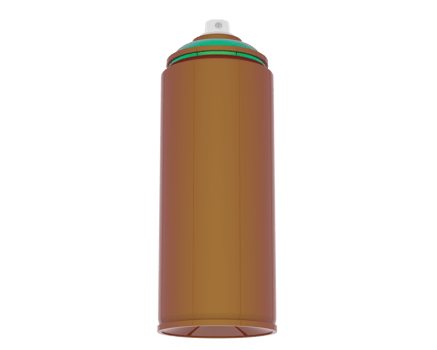 Spray can isolated on background. 3d rendering - illustration png