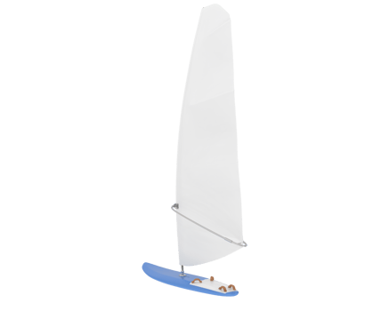 Windsurfing board isolated on background. 3d rendering - illustration png