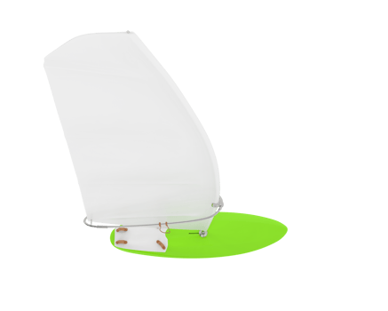 Windsurfing board isolated on background. 3d rendering - illustration png