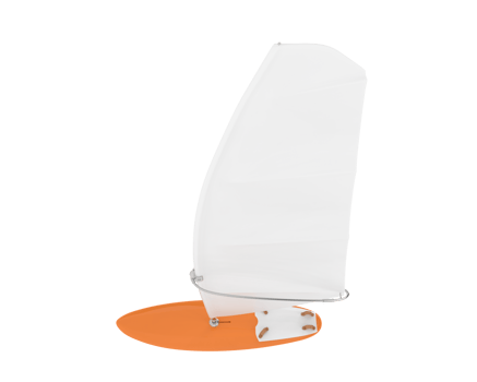 Windsurfing board isolated on background. 3d rendering - illustration png