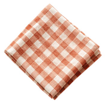 A checkered cloth with a white border png