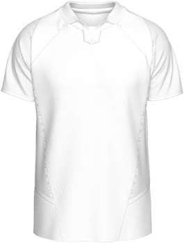 Mockup Template Jersey Football T Shirt Soccer Front Facing View 3D Rendering on transparent background cutout for artwork graphic design. png