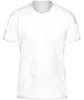 Mockup Template Jersey Football T Shirt Soccer Front Facing View 3D Rendering on transparent background cutout for artwork graphic design. png