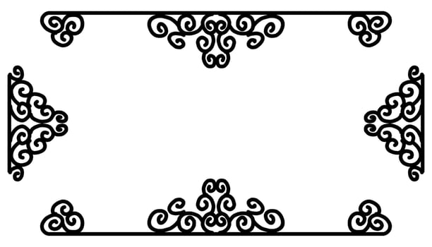 Vintage black frame design. Perfect for invitation cards, book covers, wallpapers, banners, web vector