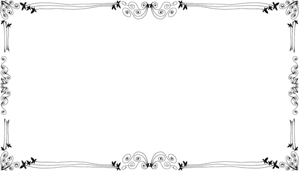 Vintage black frame design. Perfect for invitation cards, book covers, wallpapers, banners, web vector