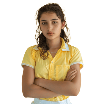Sports woman player isolated on transparent background png
