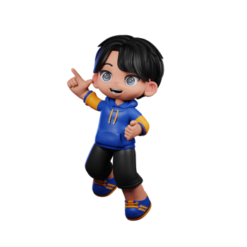 Boy with A Blue Jacket and Black Shorts Doing Happy Jumping Pose png