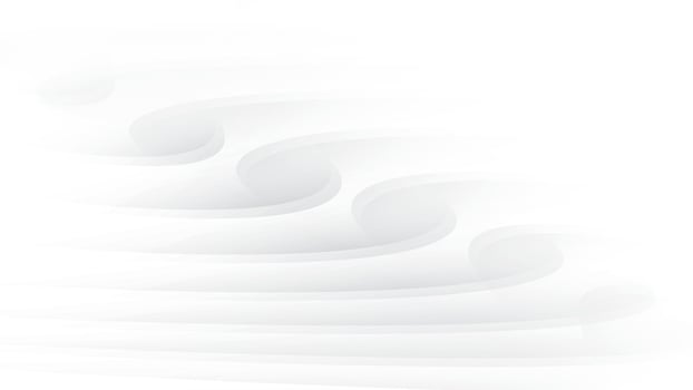 Abstract white and gray color, modern design stripes background with geometric round shape. illustration. vector